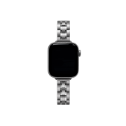 Bransoleta SLEEK do Apple Watch Srebrna, Srebrny pasek do Apple Watch w stylu biżuterii