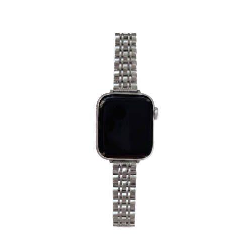 Bransoleta JUBILEE do Apple Watch Srebrna, Srebrny pasek do Apple Watch w stylu biżuterii