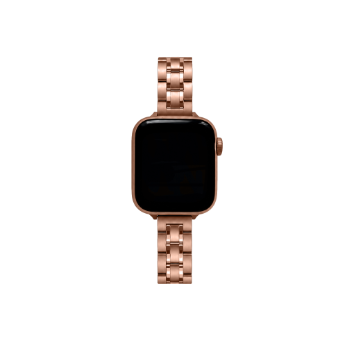 Bransoleta SLEEK do Apple Watch Różowe złoto, pasek do Apple Watch w stylu biżuterii