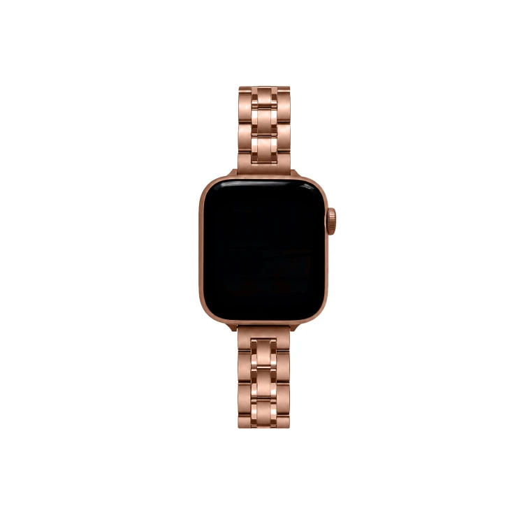 Bransoleta SLEEK do Apple Watch Różowe złoto, pasek do Apple Watch w stylu biżuterii