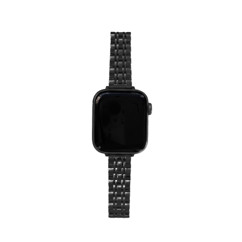 Bransoleta JUBILEE do Apple Watch Czarna, Czarny pasek do Apple Watch w stylu biżuterii