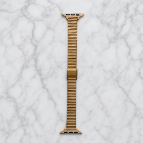 Elegancki złoty bransoletowy pasek MINIMALIST do Apple Watch