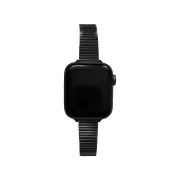 Bransoleta MINIMALIST do Apple Watch Czarna, Czarny pasek do Apple Watch w stylu biżuterii